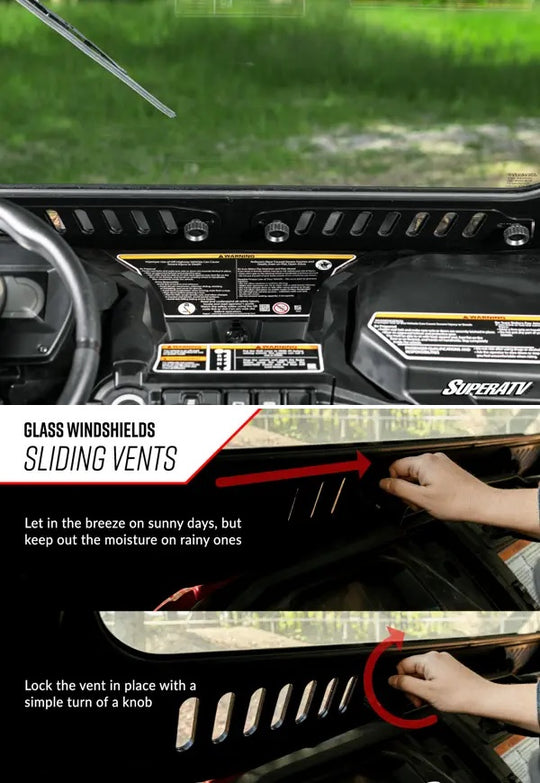 
                  
                    SuperATV 2021+ Commander Glass Windshield
                  
                