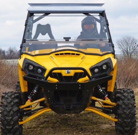 SuperATV Can Am Commander 800 Flip Up Full Windshield