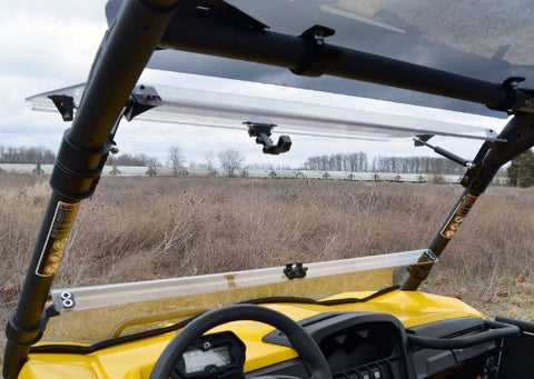 SuperATV Can Am Commander 1000 Flip Up Full Windshield