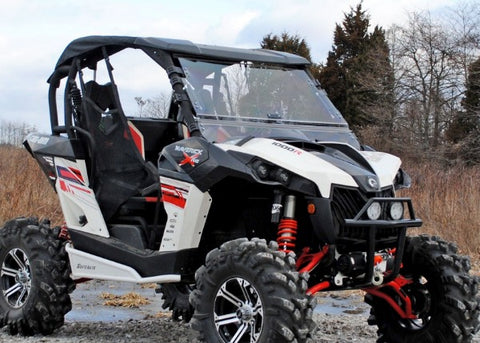 SuperATV Flip Windshield Can Am Maverick Turbo