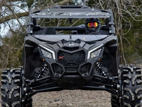 Can Am Maverick X3 Scratch Resistant Flip Up Full Windshield