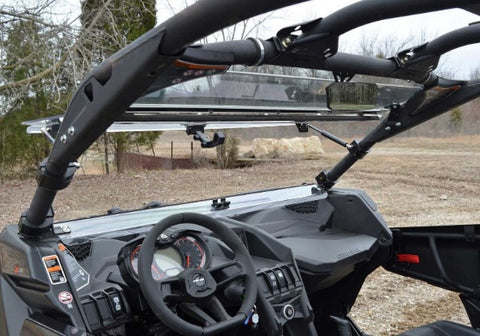 SuperATV Can Am Maverick X3 Flip Up Windshield