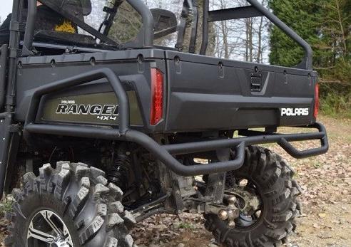 SuperATV Rear Bumper Side Bed Guards Polaris Ranger 900 XP