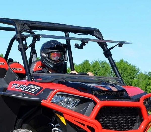 SuperATV Polaris RZR XP Turbo Flip Up Windshield