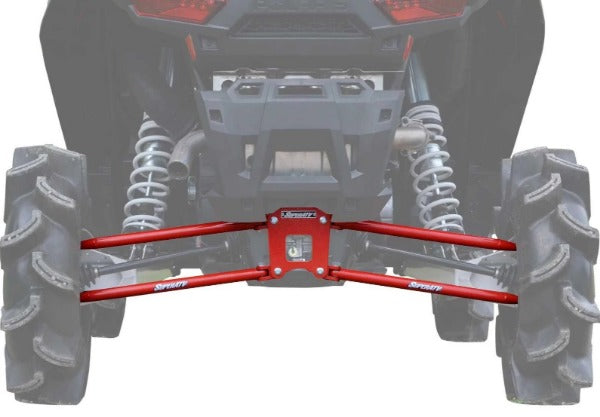 SuperATV Polaris RZR RS1 Radius Arms Red