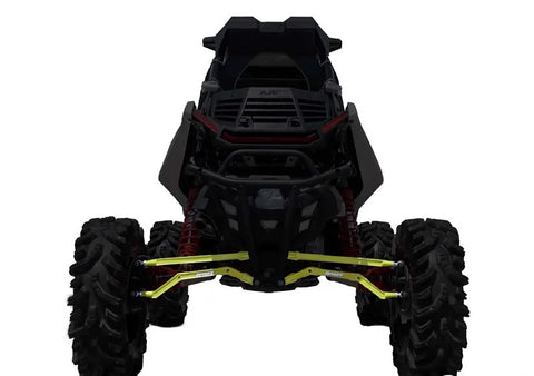 SuperATV Polaris RZR RS1 High Clearance Boxed Radius Arms Lime