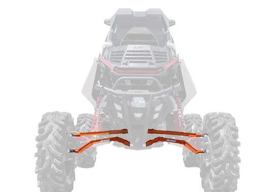 
                  
                    SuperATV Polaris RZR RS1 High Clearance Boxed Radius Arms Orange
                  
                