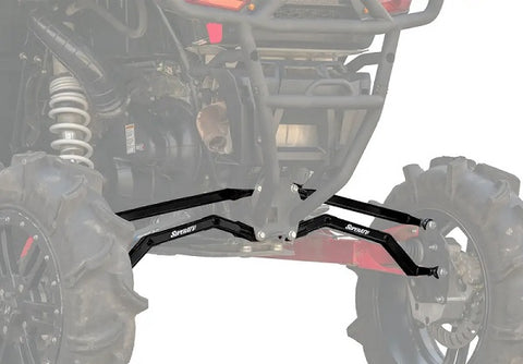 SuperATV High Clearance Rear Boxed Radius Arms for Polaris RZR XP 1000 Black