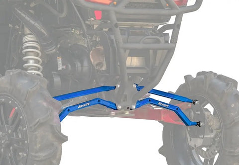 SuperATV High Clearance Rear Boxed Radius Arms for Polaris RZR XP 1000 Voo Doo Blue