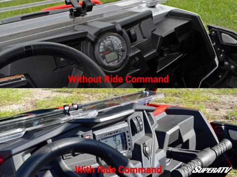 SuperATV Polaris RZR XP Turbo Flip Windshield