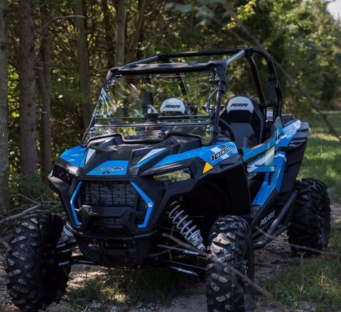 SuperATV 2019+ Polaris RZR XP Turbo Flip Up Full Windshield 