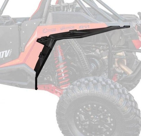 SuperATV Polaris RZR XP Turbo Rear Fender Flares