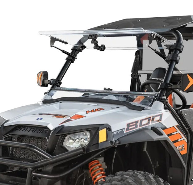 POLARIS RZR 800 SCRATCH RESISTANT FLIP WINDSHIELD