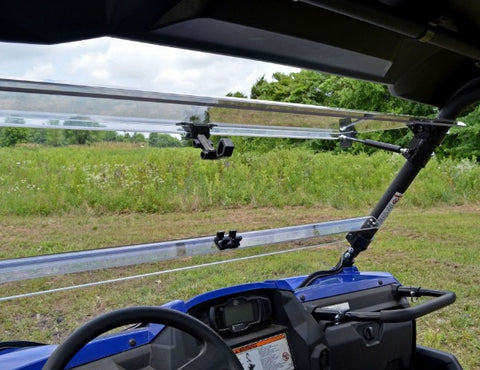 SuperATV Yamaha Wolverine R Spec Flip Up Full Windshield